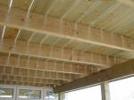 Details of what it looks like under a raised deck