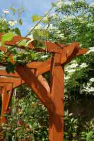 General view of Pergola - bracing detail