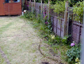 Curves as outlined with a hosepipe!